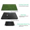 Dog Potty Training Artificial Grass Pad Pet Toilet Trainer Mat Puppy Loo Tray Turf