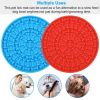 2pcs Dog Lick Pad Pet Shower Grooming Slow Feeder Dog Distraction Mat Slow Treat Dispensing Mat With Powerful Suction Slow Feeder Li