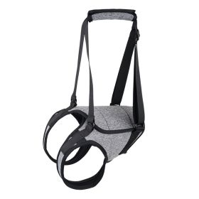 Elderly Dog Outing Back-style Auxiliary Strap (Option: Heather Gray-XL)