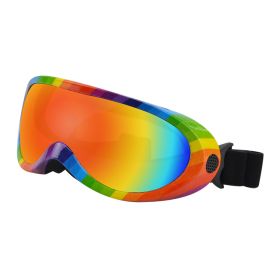 Windproof Glasses Outdoor Pet Cool Sunglasses (Option: Rainbow frame)