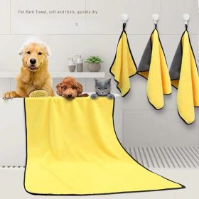 Dog Towels For Drying Dogs Drying Towel Dog Bath Towel, Quick-drying Pet Dog Towels Soft Fiber Towels Robe Super Absorbent Quick Drying Soft M (Option: 70x140CM)