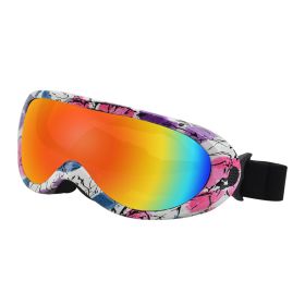 Windproof Glasses Outdoor Pet Cool Sunglasses (Option: Pink purple frame)