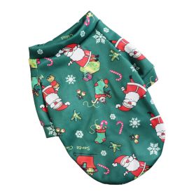 Small Dog Hoodie Coat Winter Warm Pet Clothes for Bulldog Chihuahua Shih Tzu Sweatshirt Puppy Pullover Dogs; Christmas pet clothes (Color: Green Pineapple, size: M for 2.5-3.5kg)