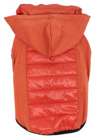 Pet Life 'Apex' Lightweight Hybrid 4-Season Stretch and Quick-Dry Dog Coat w/ Pop out Hood (Color: Red, size: X-Small)