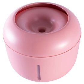 Pet Life 'Moda-Pure' Ultra-Quiet Filtered Dog Fountain Waterer (Color: Pink)