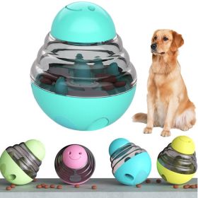 Tumbler Dog Leaky Dog Leaky Ball Bite-resistant Puzzle Training Dog Toy Pet Toy Feeder dog feeder (colour: green)