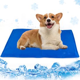 Dog Cooling Mat, Pet Cooling Mat for Dogs, Pressure Activated Dog Cooling Pad, No Water or Refrigeration Needed, Non-Toxic Gel (size: 50x65cm)